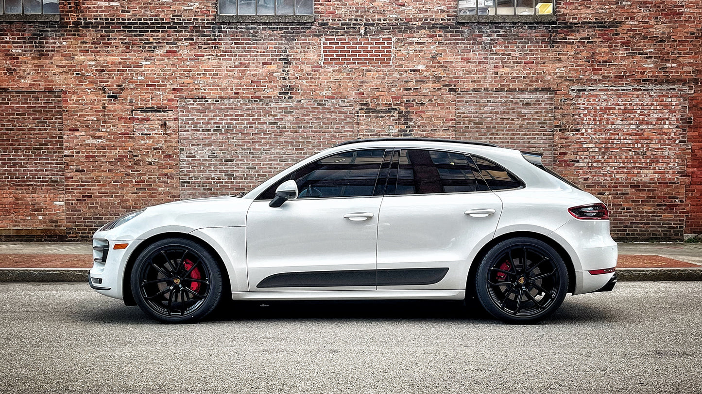 OEM FORGED 21" Porsche Macan GT Design Wheels: Satin Black, Tire Options