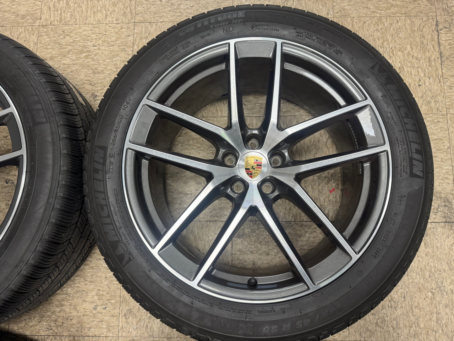 20” OEM 95B.3 Macan S Wheels & Michelin All Season Tires