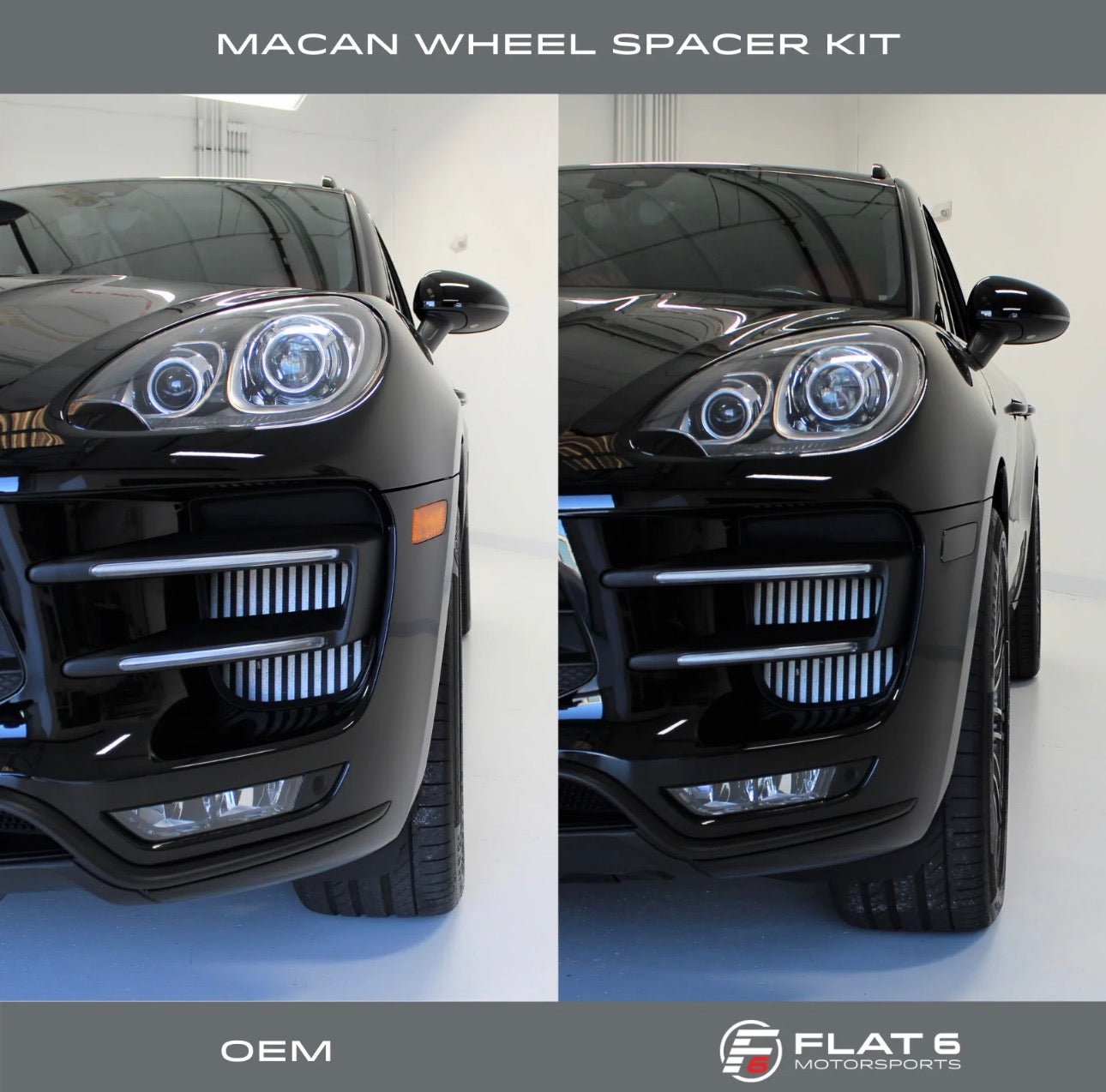 Flat 6 Motorsports - Wheel Spacer Kit with Bolts 10mm/12mm (Macan)