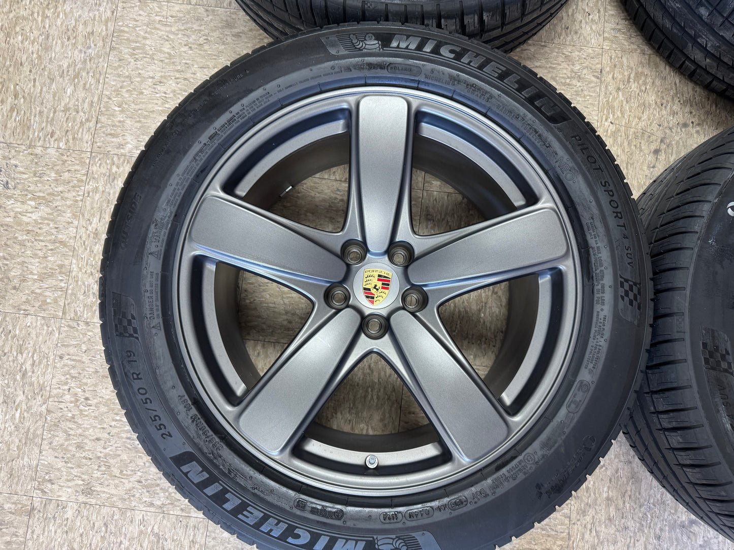 Winter Package: OEM Porsche Macan 19” Sport Classics & Tires - Choose Your Color