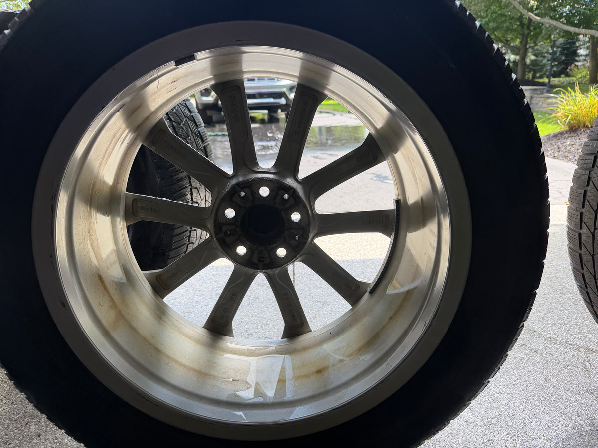 OEM BMW X7 20" Styling 750 Winter Wheels Rims Tires Set