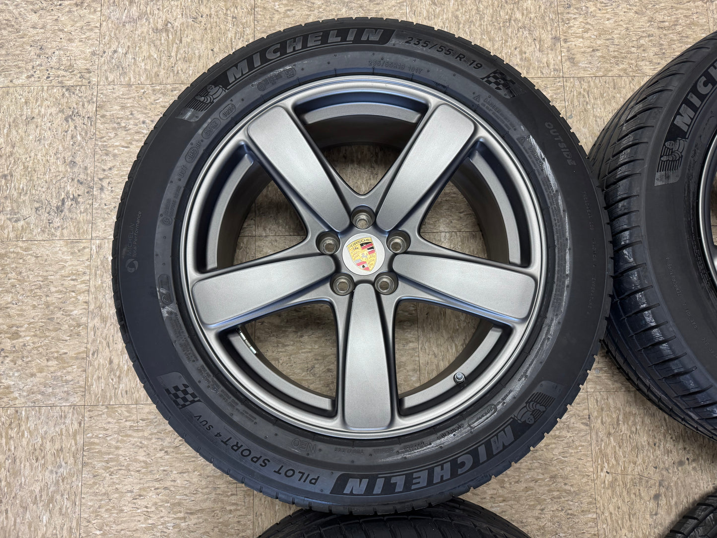 Winter Package: OEM Porsche Macan 19” Sport Classics & Tires - Choose Your Color