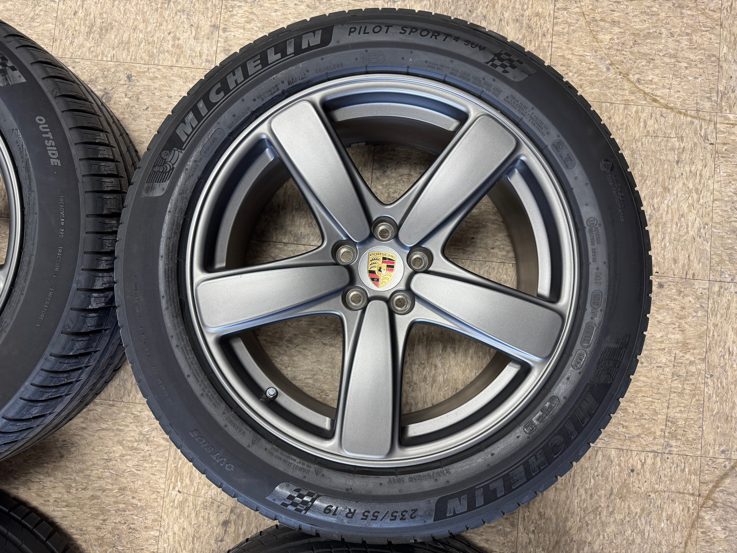 Winter Package: OEM Porsche Macan 19” Sport Classics & Tires - Choose Your Color
