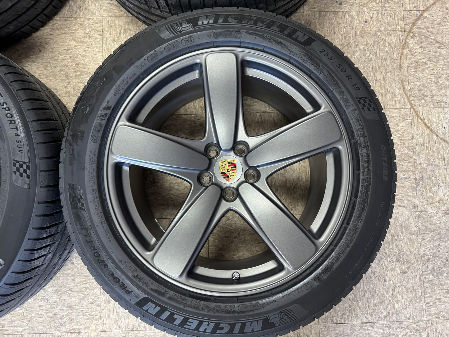 Winter Package: OEM Porsche Macan 19” Sport Classics & Tires - Choose Your Color