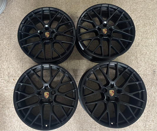 OEM Porsche Macan 20” Spyders - Satin Black , Tire Options