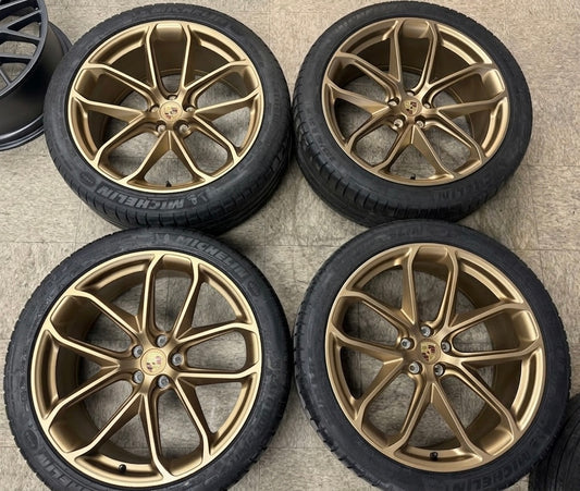 RESERVATION FOR: OEM FORGED 21" Porsche Macan GT Design Wheels: Choose your Color!, Tire Options