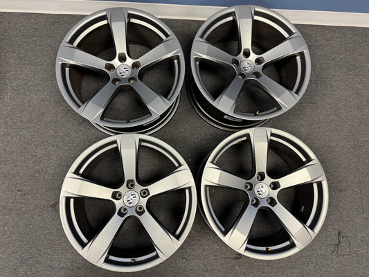 20” OEM 95B.3 5-Spoke Sport Wheels - Satin Platinum, Tire Options