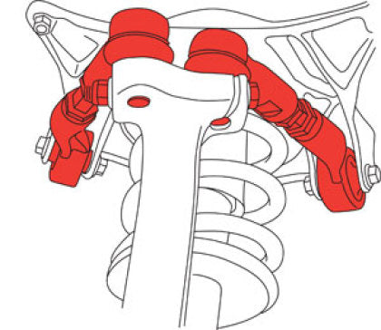 SPC Adjustable Upper Control Arms (UCA) Kit